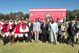 Image du Maroc Professionnelle de  Son Altesse Royale Le Prince Moulay Rachid, présideà Rabat la finale de la 3è édition du Trophée International Mohammed VI de Polo, le 15 Juin 2019. (Photo/ SPPR) via Jalilbounhar.com 